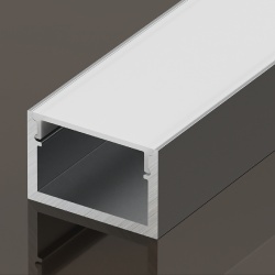 Алюминиевый профиль накладной 20×13 (Комплект, Алюминий, 2 м)