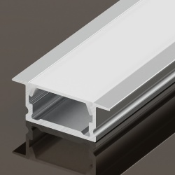 Алюминиевый профиль встраиваемый 19×7 (Комплект, Алюминий, 2 м)