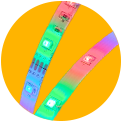 Мультицветные RGB