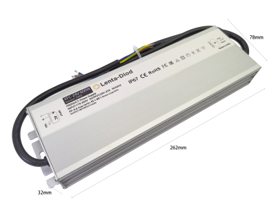 Блок питания XFC-24V-600W (24V, 25A, 600W, IP67, Металл)