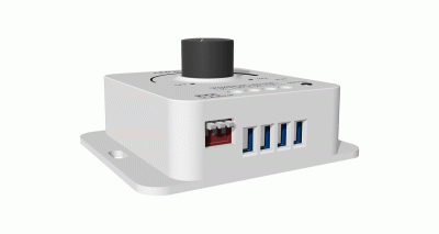 Диммер V1-KS-DIM (12-48DC, 6-8A, Rotary knob + RF 2.4G) Диммер V1-KS-DIM (12-48DC, 6-8A, Rotary knob + RF 2.4G)