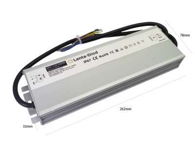 Блок питания XFC-12V-600W (12V, 50A, 600W, IP67, Металл) Блок питания XFC-12V-600W (12V, 50A, 600W, IP67, Металл)