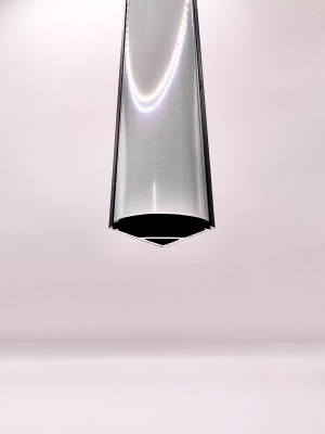 Угловой алюминиевый профиль для светодиодных лент Черный 1616 (2 метра, комплект)