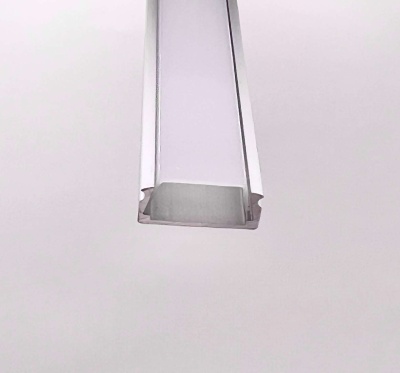 Алюминиевый профиль для светодиодных лент Алюминий 1506 (2 метра, комплект)