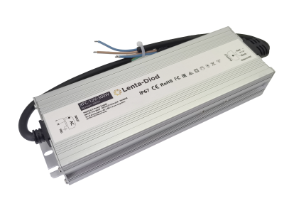 Блок питания XFC-12V-300W (12V, 25A, 300W, IP67, Металл) Блок питания XFC-12V-300W (12V, 25A, 300W, IP67, Металл)