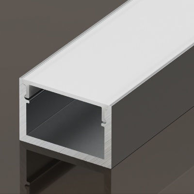 Алюминиевый профиль накладной 20×13 (Комплект, Алюминий, 2 м)