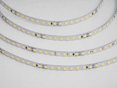 Светодиодная лента 2835-128-24-6000K-IP20 (12 W/m, 8mm, 5m)