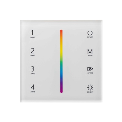 Панель T13-1 – RGB (4 зоны, 2.4G, Sensor)
