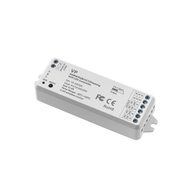Контроллер V4-X – RGB+W, RGB, CCT, DIM (12-24DC, 4x3A, 2.4G)