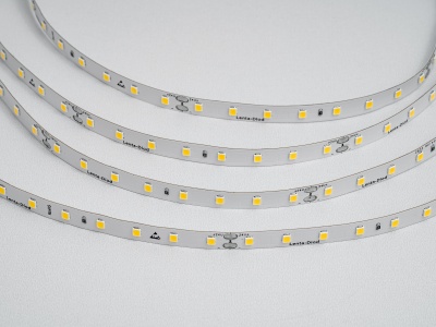 Светодиодная лента 2835-80-24-3000K-IP20 (8 W/m, 8mm, 5m)