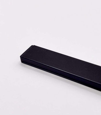 Алюминиевый профиль для светодиодных лент Черный 1506 (2 метра, комплект)