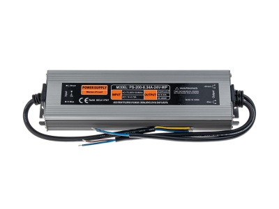Блок питания PS-200-24-WP (24V, 8.3A, 200W, IP67, Металл)