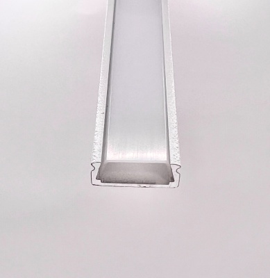 Алюминиевый профиль для светодиодных лент Белый 1506 (2 метра, комплект)