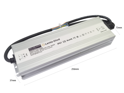 Блок питания XFC-24V-400W (24V, 16.6A, 400W, IP67, Металл)