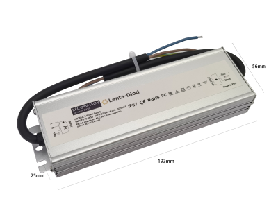 Блок питания XFC-24V-150W (24V, 6.25A, 150W, IP67, Металл)