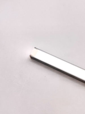 Алюминиевый профиль для светодиодных лент Алюминий 1512 (2 метра, комплект)