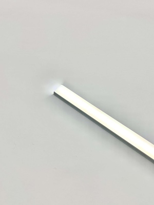 Алюминиевый профиль для светодиодных лент Алюминий 1506 гибкий (2 метра, комплект)