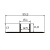 Алюминиевый профиль встраиваемый скрытого монтажа 55x13-A (Комплект, Алюминий, 2 м)
