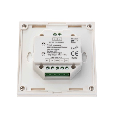 Панель T13-1 – RGB (4 зоны, 2.4G, Sensor)