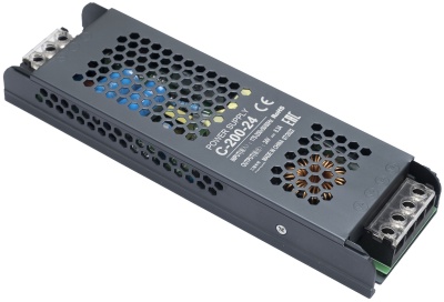 Блок питания Slim C-200-24 (24V, 8.3A, 200W, IP20 Сетка)
