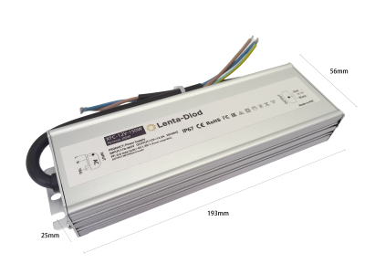 Блок питания XFC-12V-150W (12V, 12.5A, 150W, IP67, Металл)